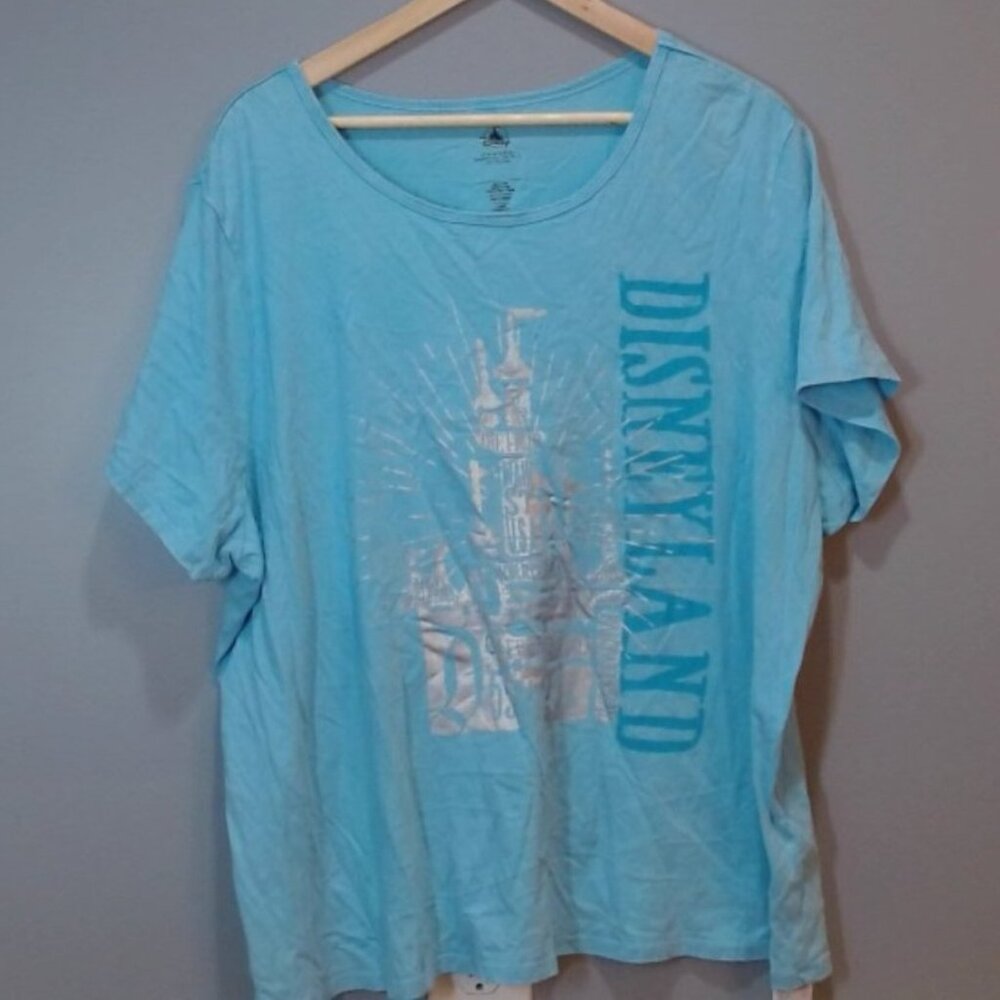 Disneyland Castle Graphic Tee Blue 2XL | Unisex‎ | Disney Parks Classic